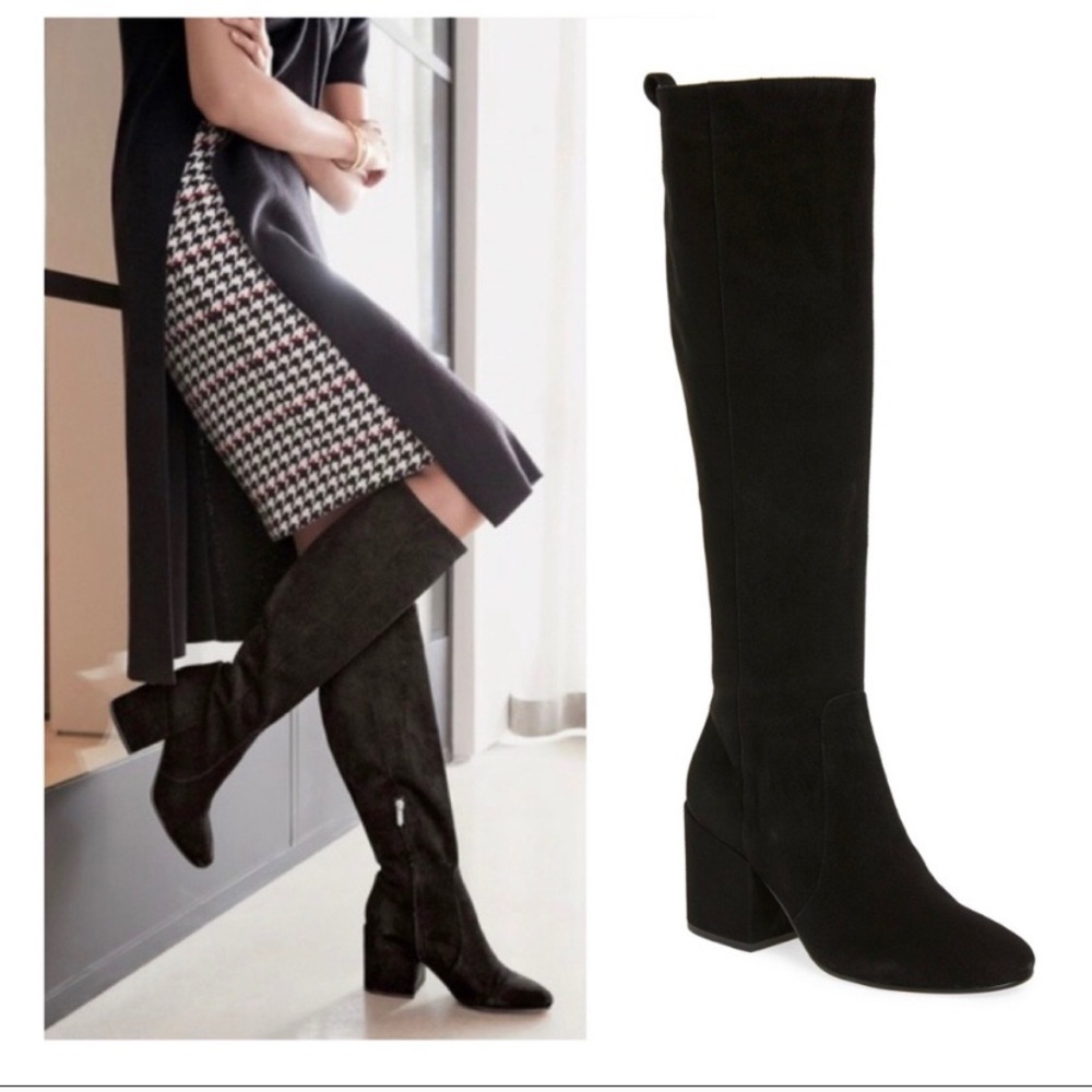 Sam Edelman knee high suede boots